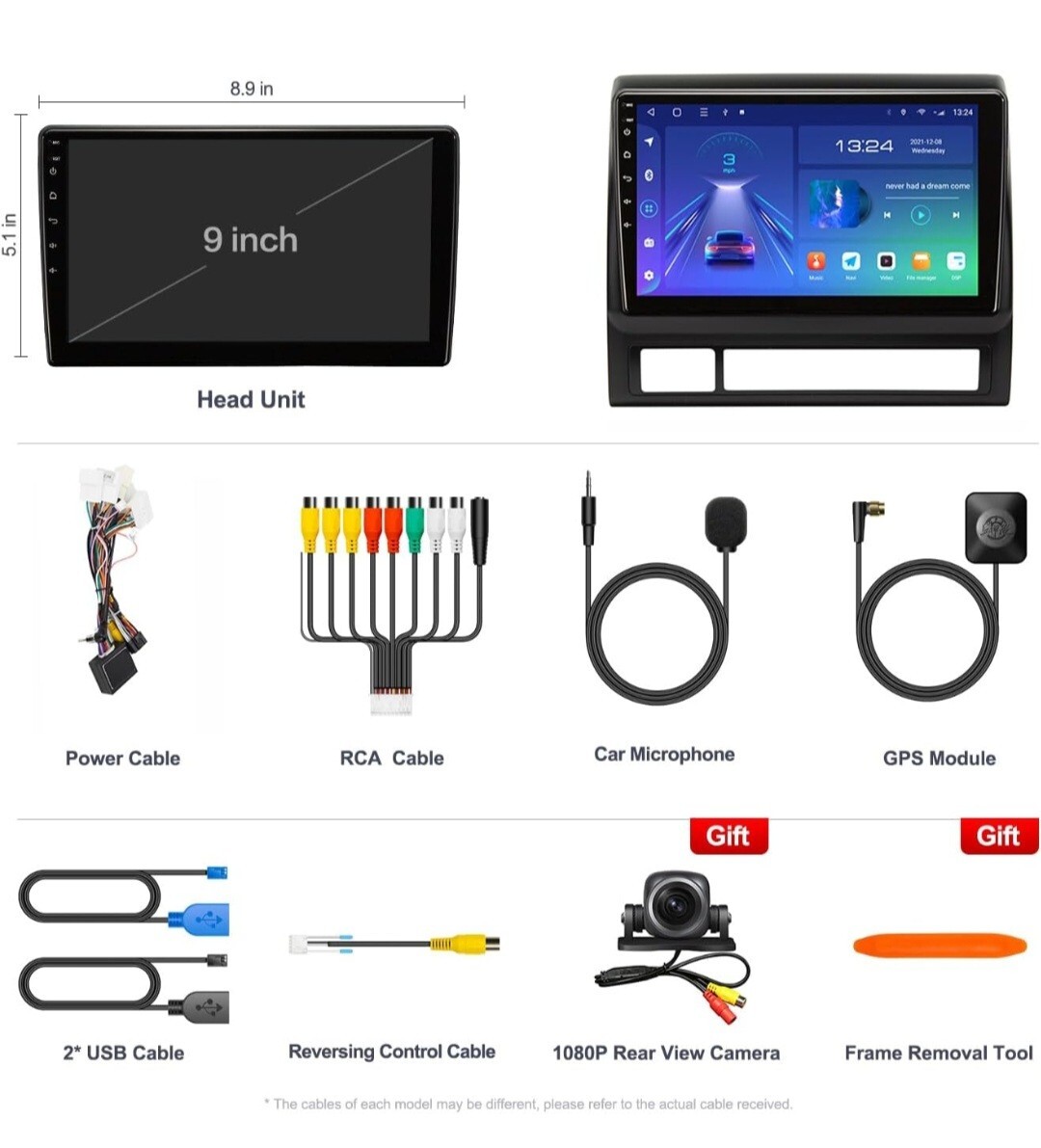 **NEW** Ainavito 5G WiFi Core 1280- 9inch Car stereo