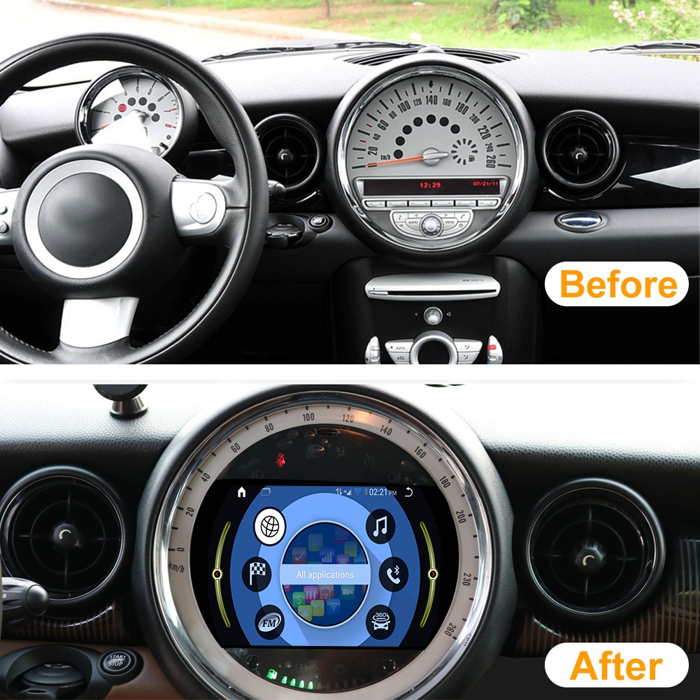 Car Stereo Radio for BMW Mini Cooper R56 2007 2008 2009 2010 7″ Bluetooth DSP FM