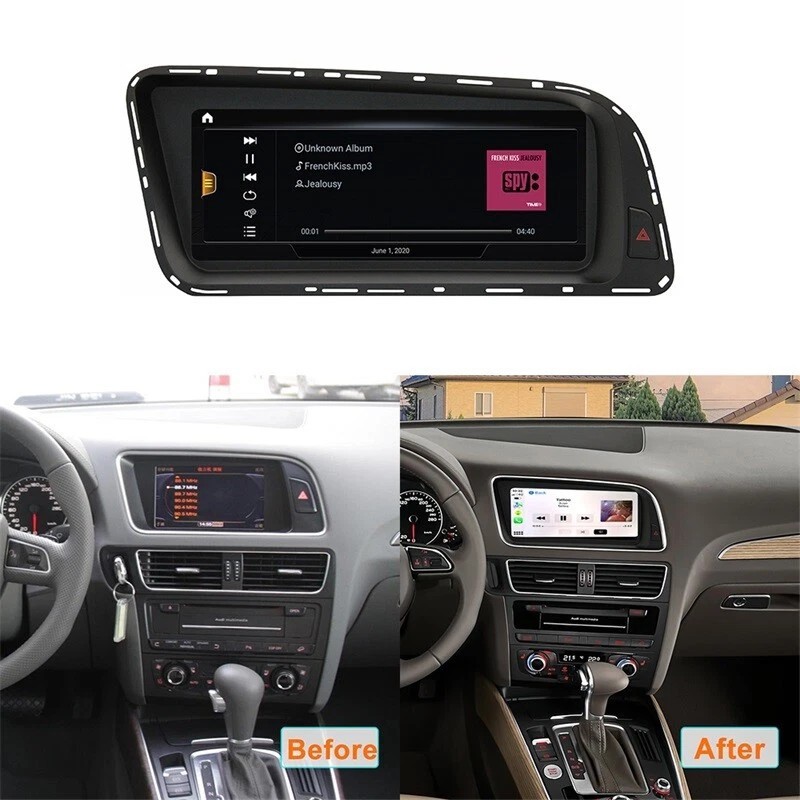 8.8″ Android Car Stereo Radio Carplay GPS Navi 4+64G For Audi Q5 2009-2017