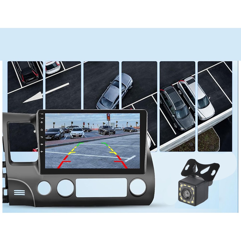 Honda Civic 2006-2011 Wireless CarPlay Android Auto 10.1 Inch IPS Touchscreen
