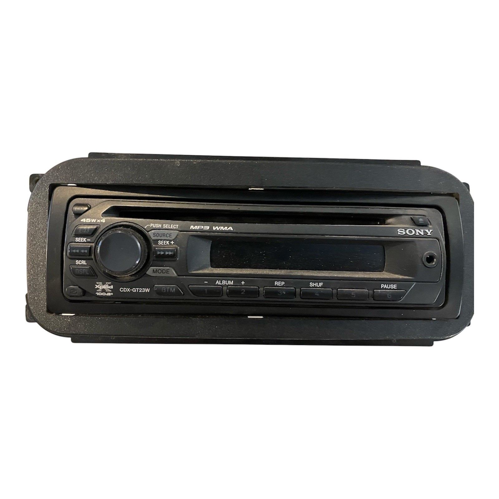Sony CDX-GT23W Compact Disc Player Car Stereo Dash FM/AM Aux W Wiring Harness