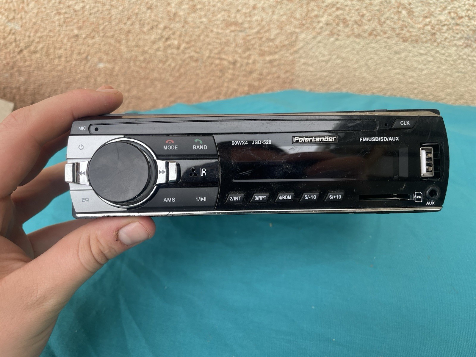 PolarLander single-DIN car stereo receiver Model JSD-520