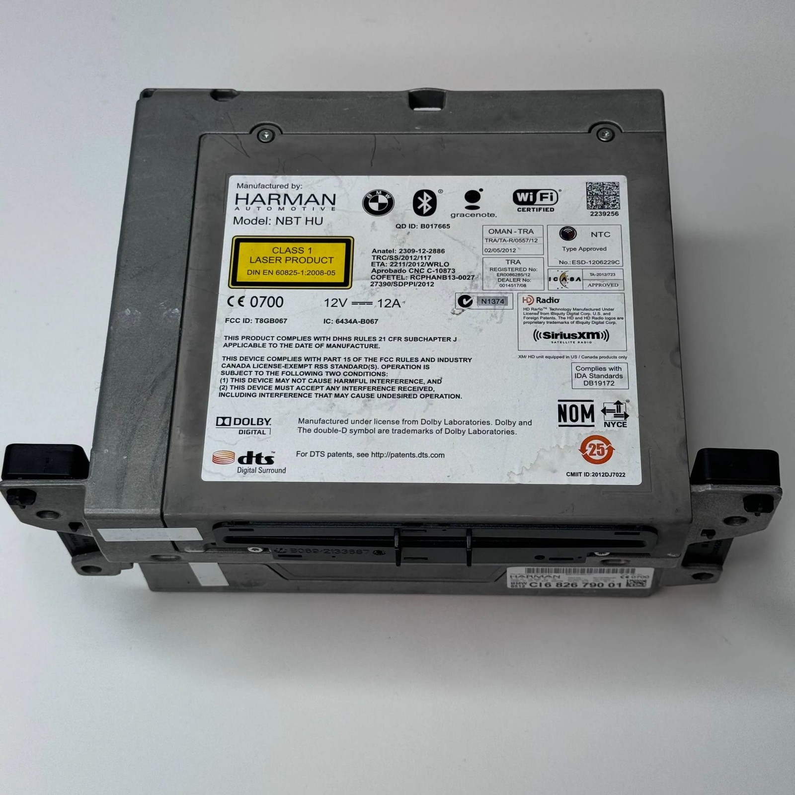 BMW 3 F30 F35 F31 2016 Radio / CD Player / DVD Player / Navigation 682679 HBE191