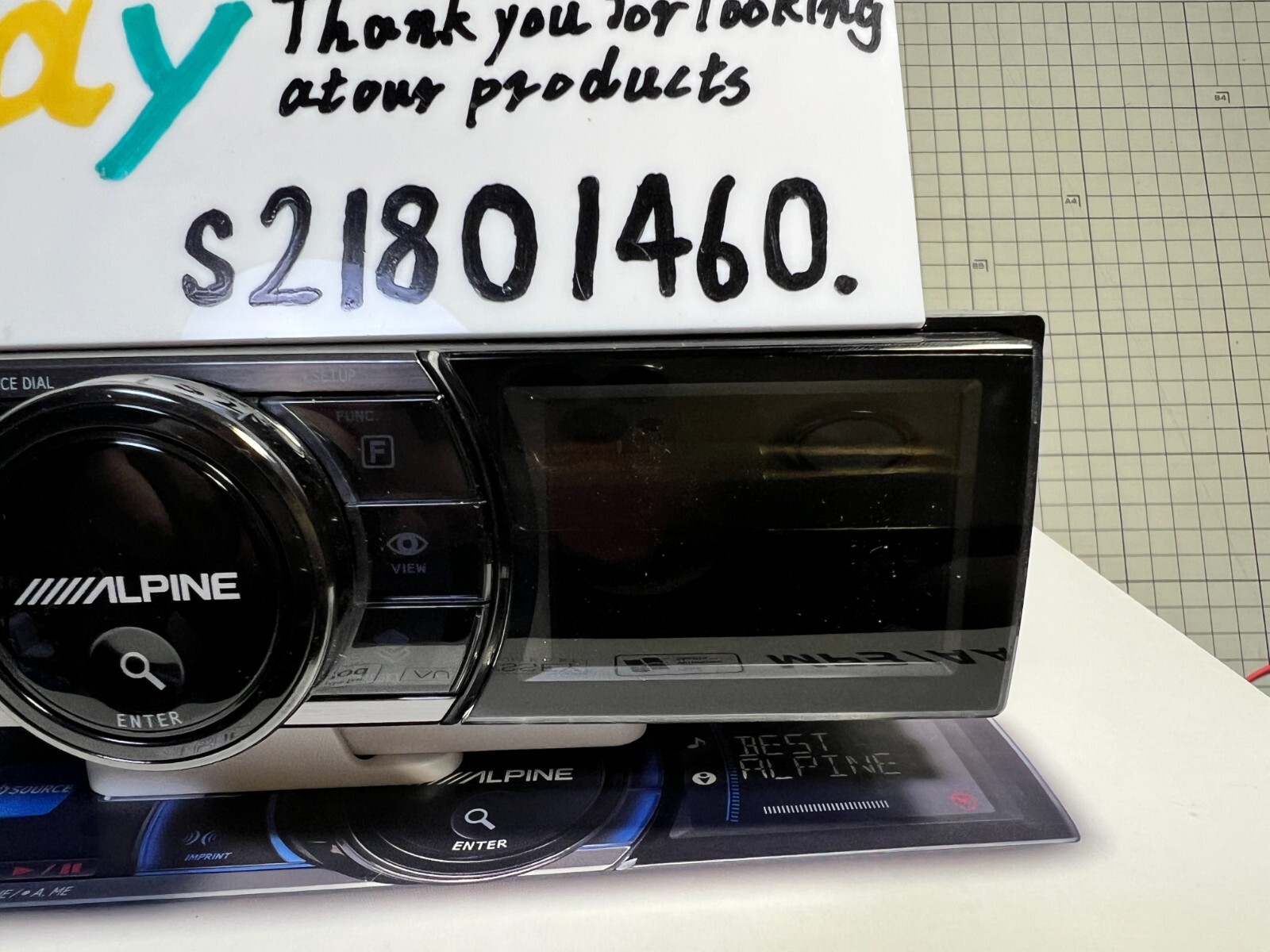 ALPINE iDA-X200 MP3/WMA/AAC USB Player Audio Head Unit Bluetooth JDM Near Mint