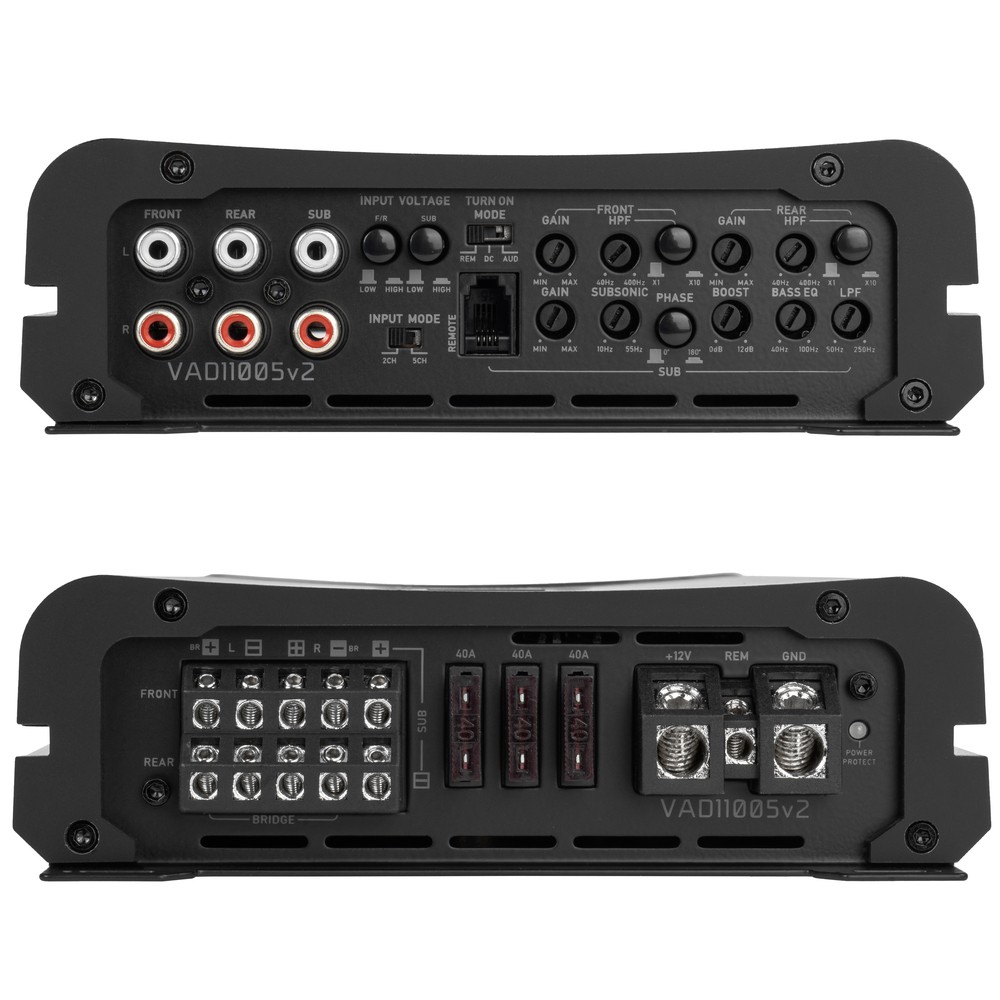 NVX VMPS35 Marine Receiver + 2 Pairs 6.5″ Speakers + Subwoofer + 5-Ch Amplifier