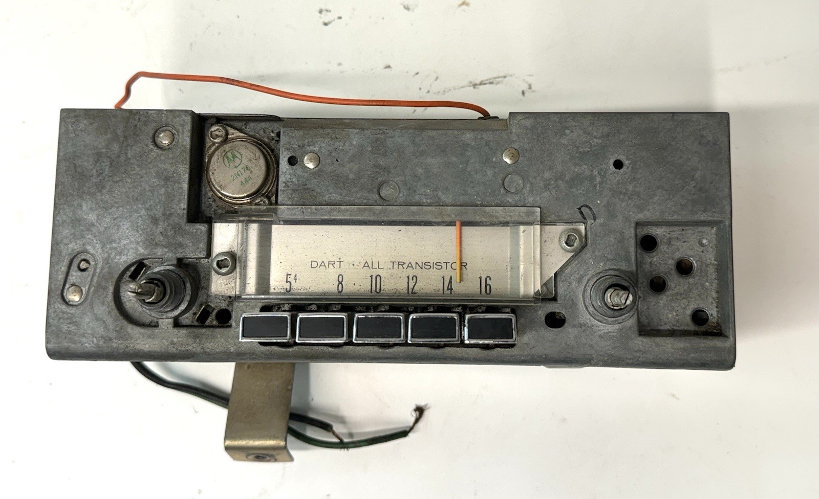 Vintage 1960s Dodge Dart GT Mopar Model 223 All Transistor Radio 15D41558A01