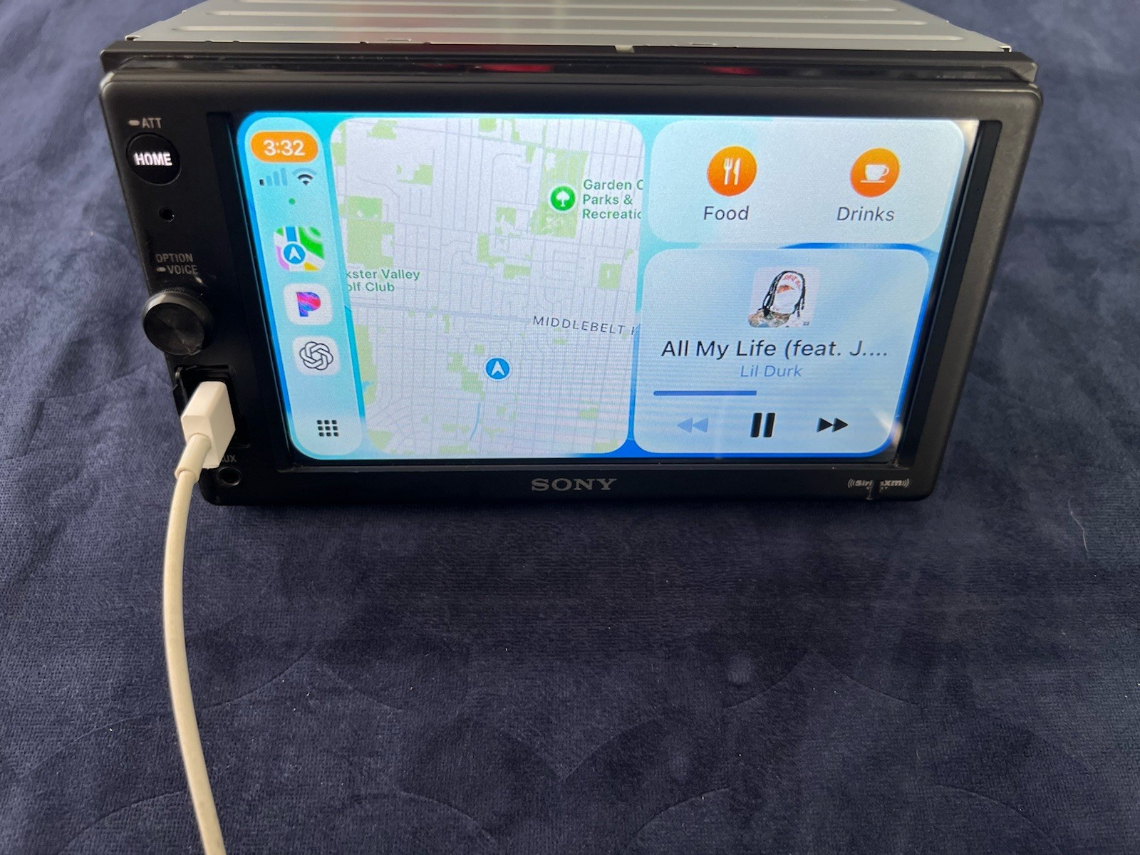 ⭐️Pre-Owned, TESTED⭐️Sony Apple CarPlay|BT|USB| AUX| AM/FM -(XAV-AX1000)