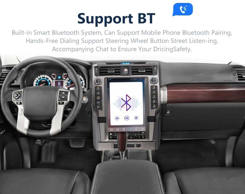 15.6″ 64G Android Car Radio Stereo GPS Navi Carplay For Toyota 4runner 2010-2023