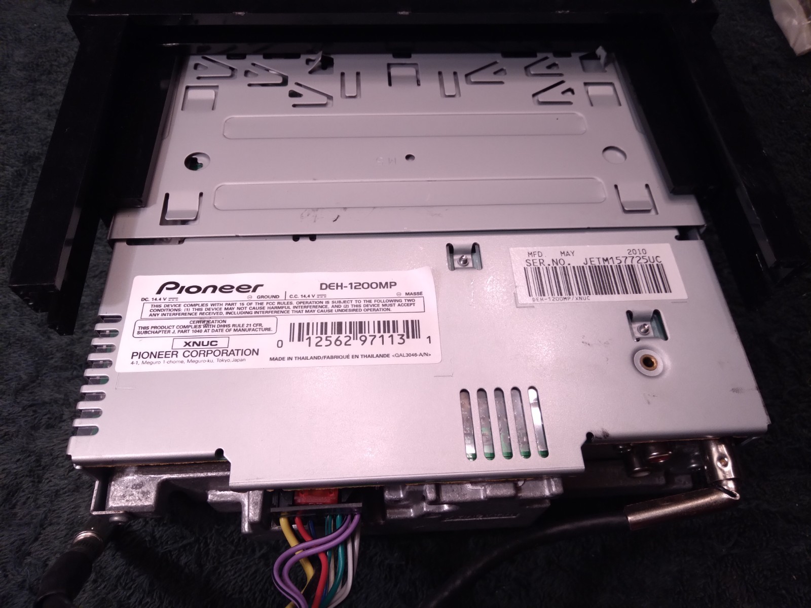Pioneer DEH-1200MP, CD /MP3/ Receiver, 200 watts,
