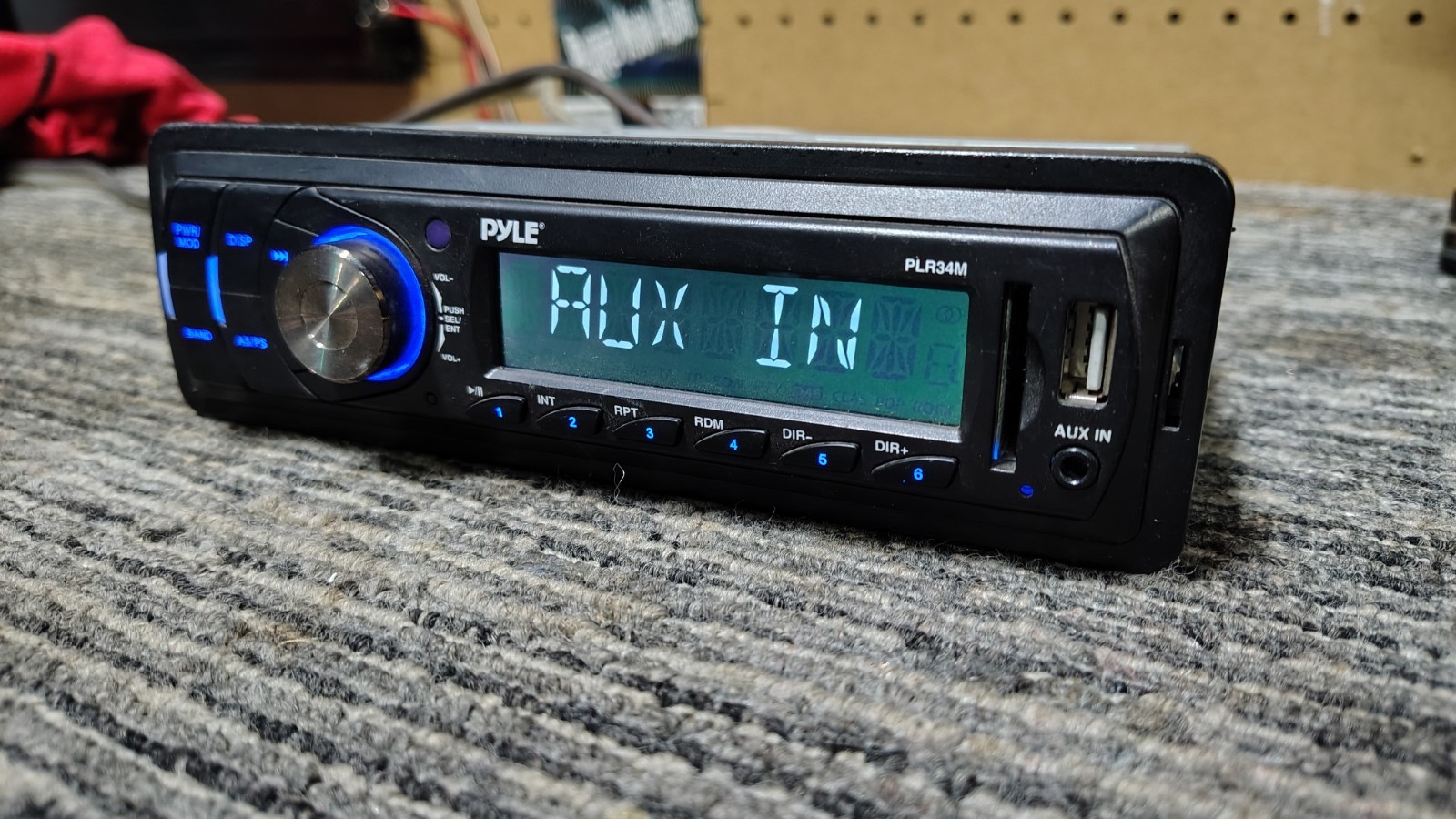 Pyle PLR34M Car Stereo Receiver MP3 USB SD AUX Tested ✅