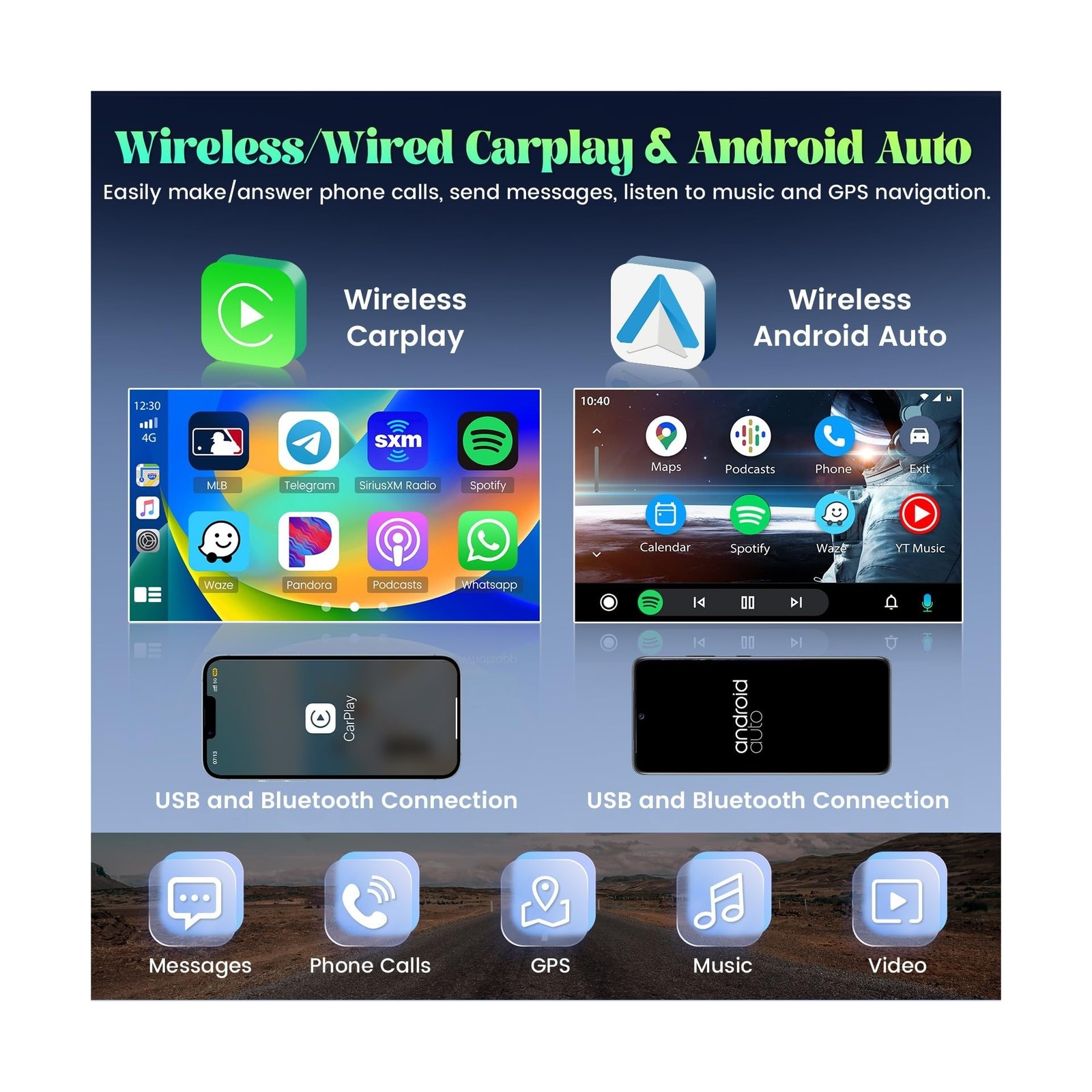 [2G+64G] Android 13 Car Radio for Honda Accord 6 1998-2003 with Wireless Carp…