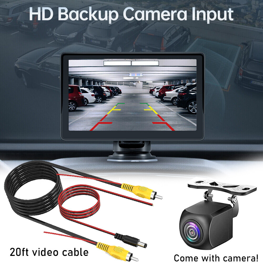 Universal 7″ Touch Screen Car Radio Apple CarPlay Android Auto Portable Stereo