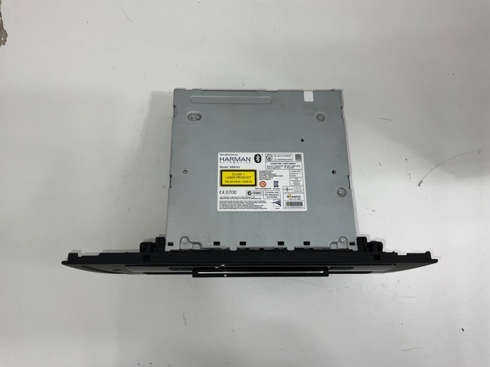 2015 Audi A6 CD PLAYER FM AM Module Control Panel AD100169005 OEM