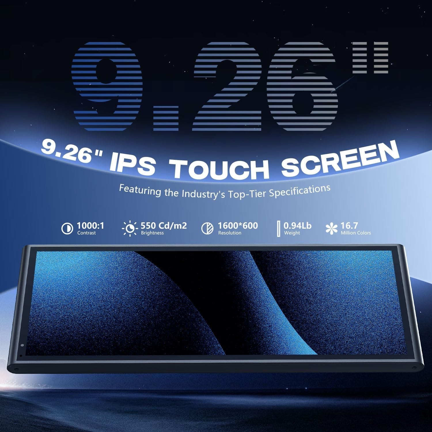 9.26 Carplay Screen for Car, Wireless Portable Car Play Screen for Apple CarPlay