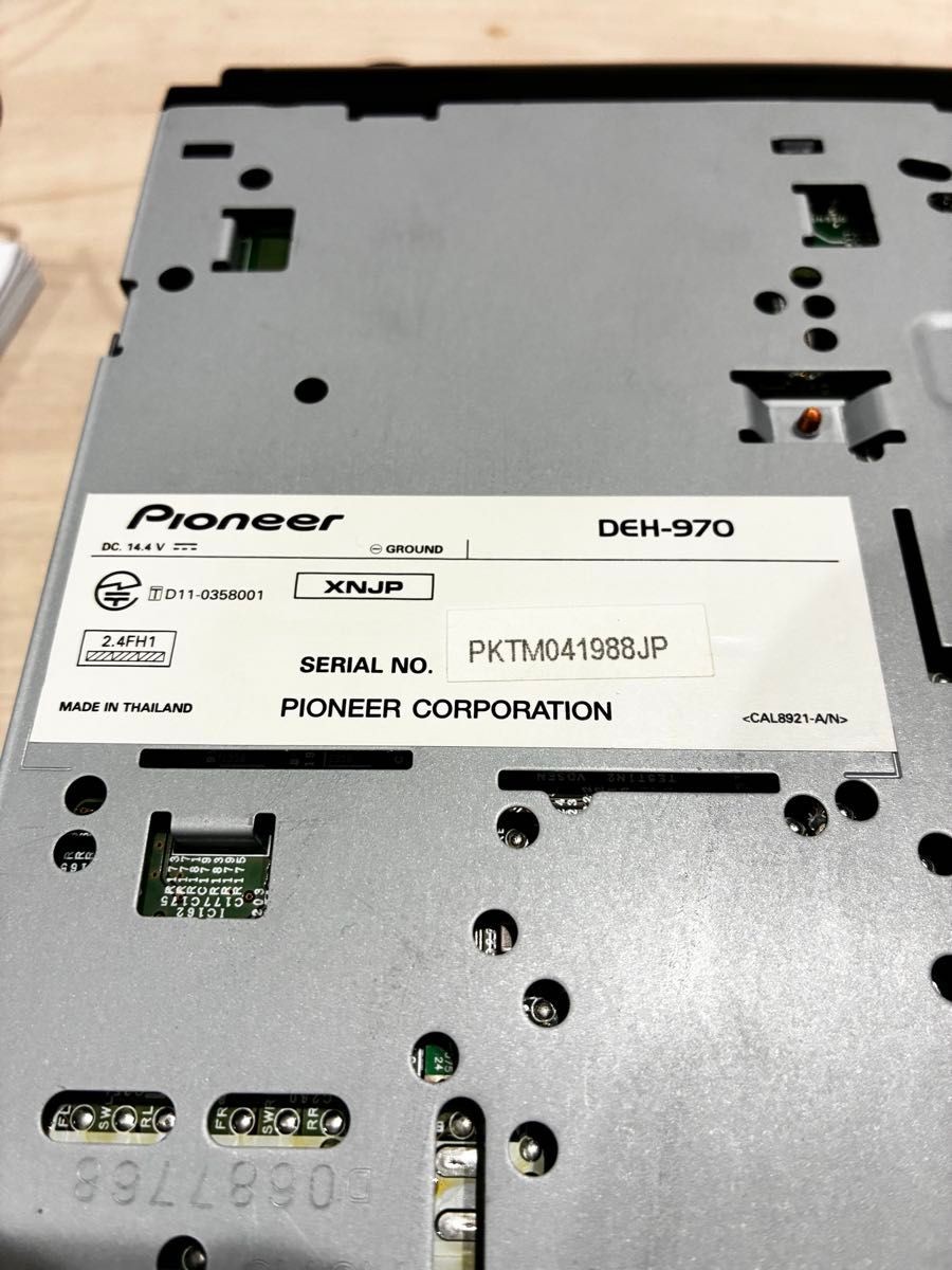 Carrozzeria Pioneer DEH-970 1DIN CD Bluetooth USB AUX Car Audio Tested