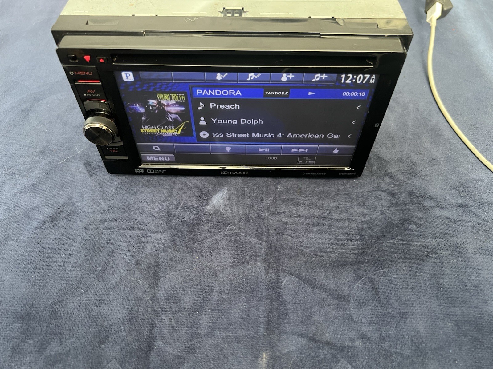 ⭐️Pre-Owned,TESTED⭐️ Kenwood BT|USB|CD|DVD|AM/FM-(DDX371)