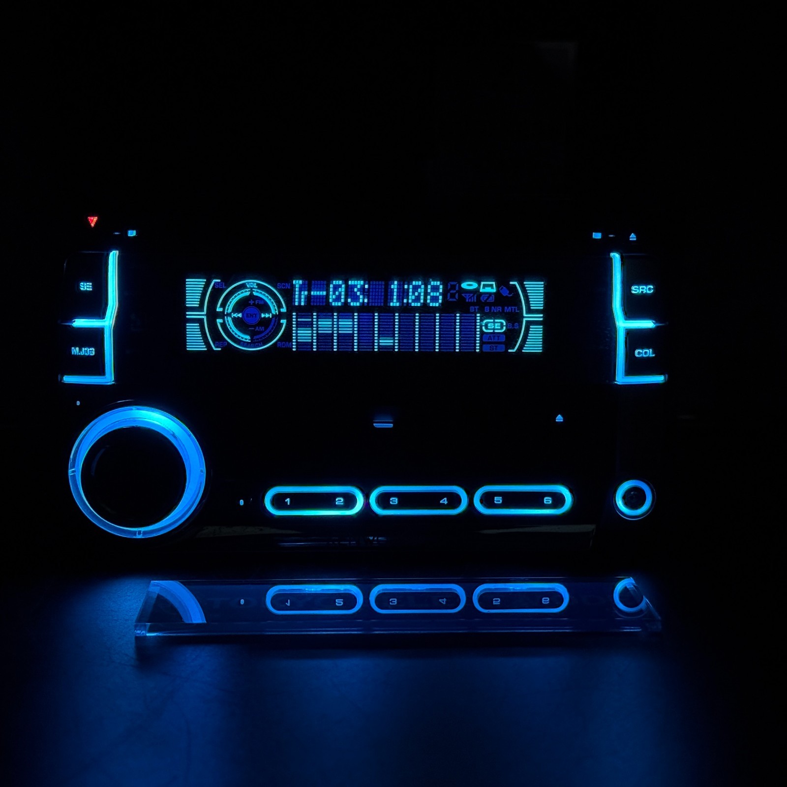 Kenwood DPX-50MD 2DIN CD MD Player Car Stereo Added Bluetooth JDM Tested Stock