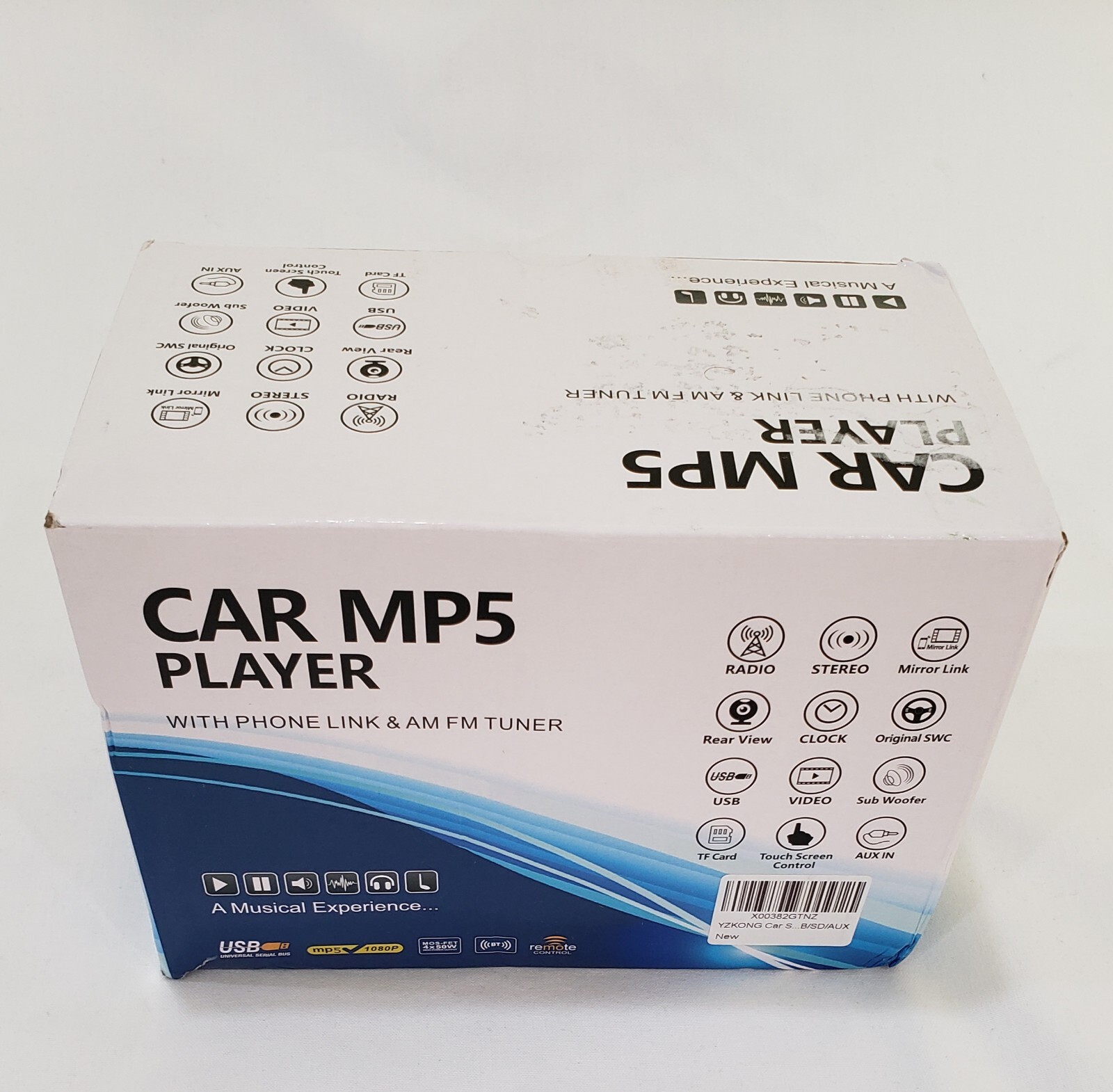 YZKONG Car MP5 PLAYER, Bluetooth, 1080P, Remote Controlled