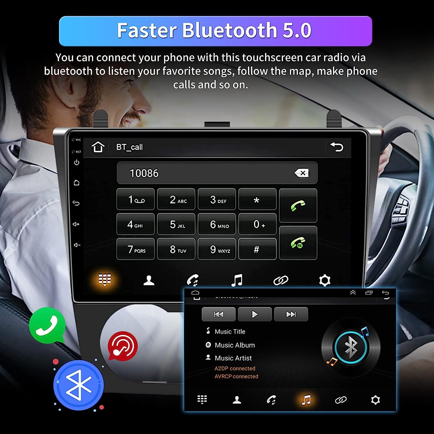 9″ Car Stereo Radio GPS Navi DSP For Nissan Altima Teana 2008-2012 Apple Carplay