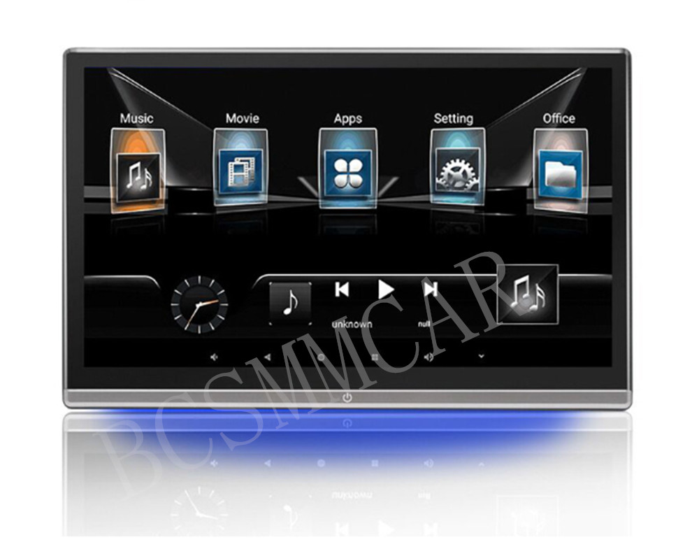 Dual HMDI Car Headrest Monitor Rear Seat Entertainment TV Video Music Player