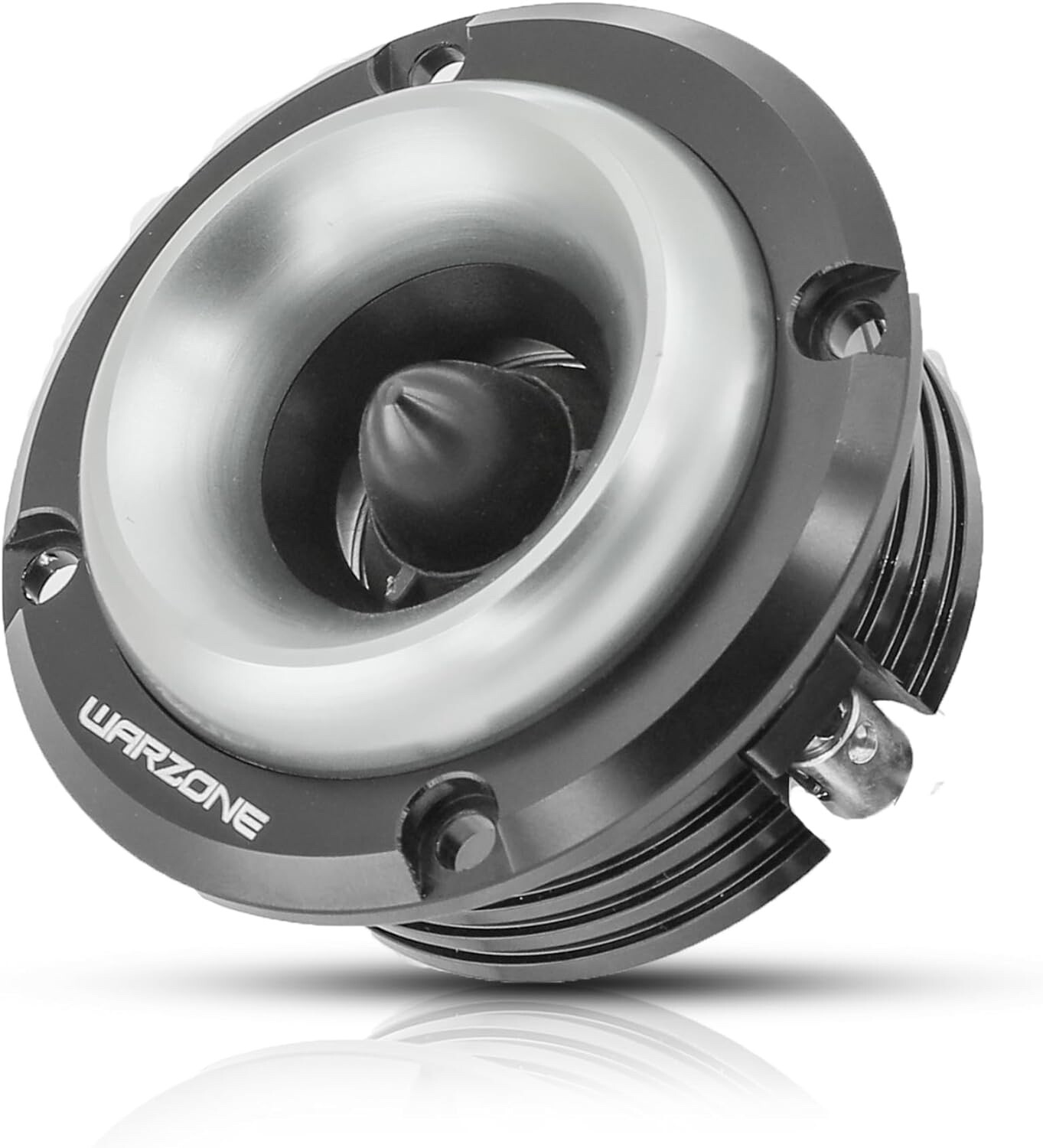 2X WARZONE 2.88″ Super Tweeter, 4 Ohm, 1000W , 105dB Sensitivity, Titanium, CCAW