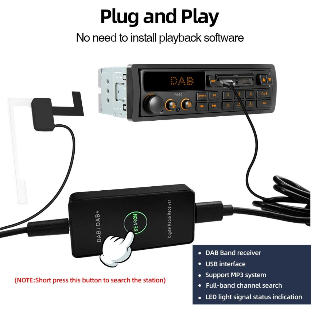 1 Din Car Radio MP3 Player Classic Car Retro Audio Stereo Support FM AUX EQ USB