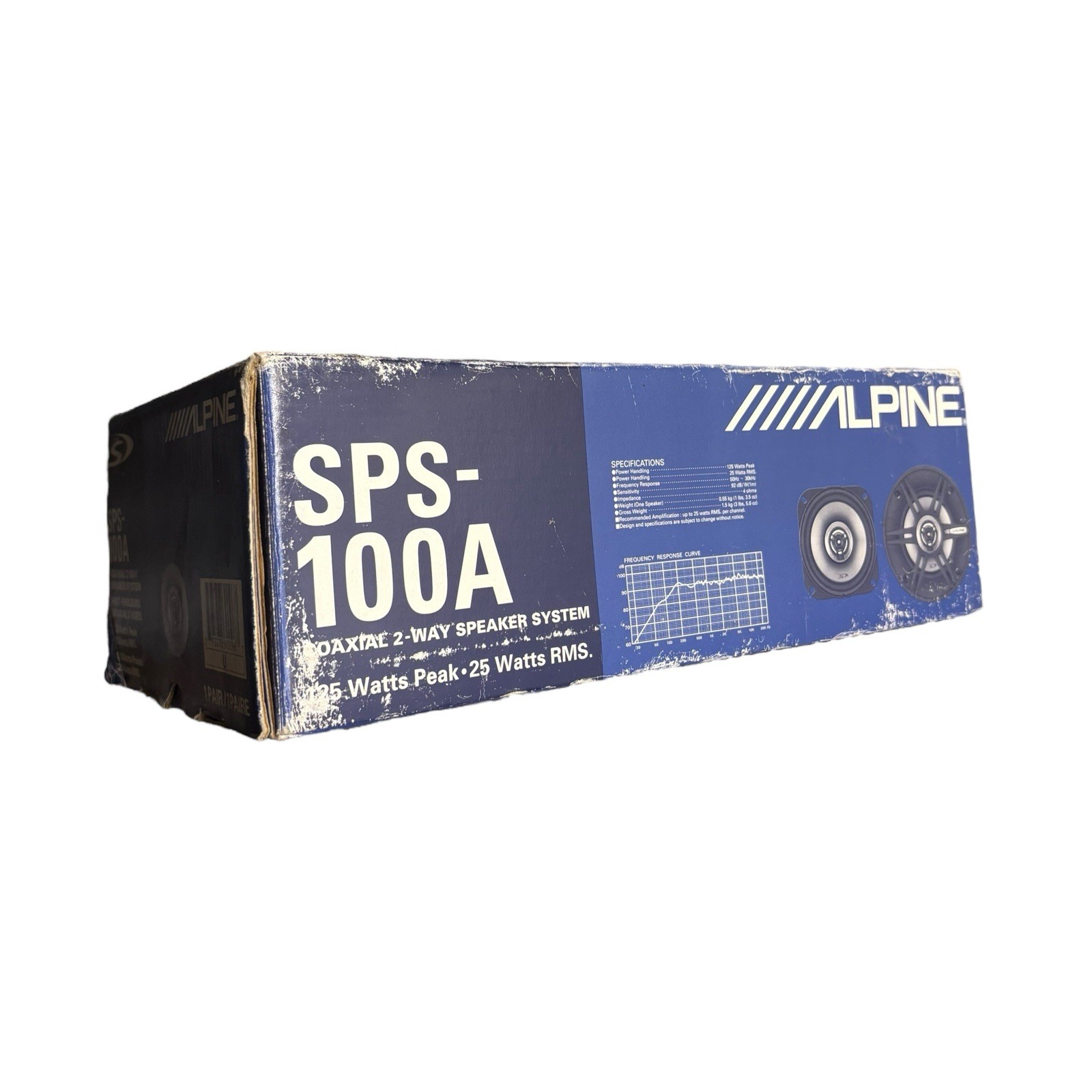 Alpine Car Stereo SPS-100A Coaxial 2-Way Speaker System