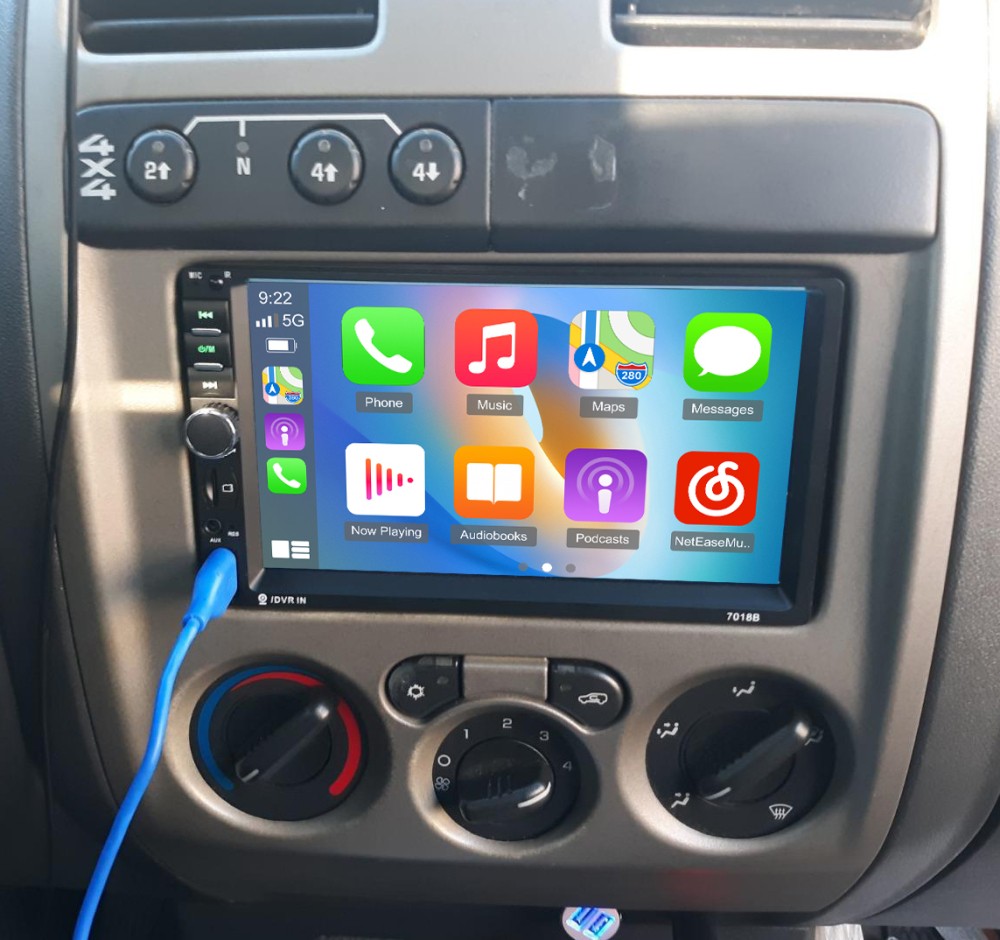 7″ Double Din Apple Carplay Touch Screen Android Auto Car Stereo Radio Bluetooth