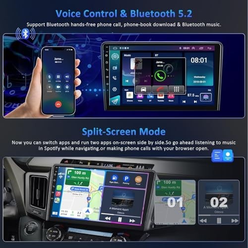 4G+64G Car Radio Stereo for Toyota RAV4 2013-2018, Wireless For RAV4 2013-2018