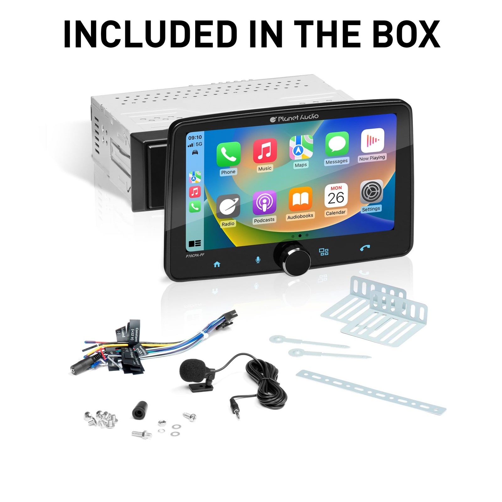 Apple Carplay Android Auto Av Receiver With Multi Color Illumination And Inputs