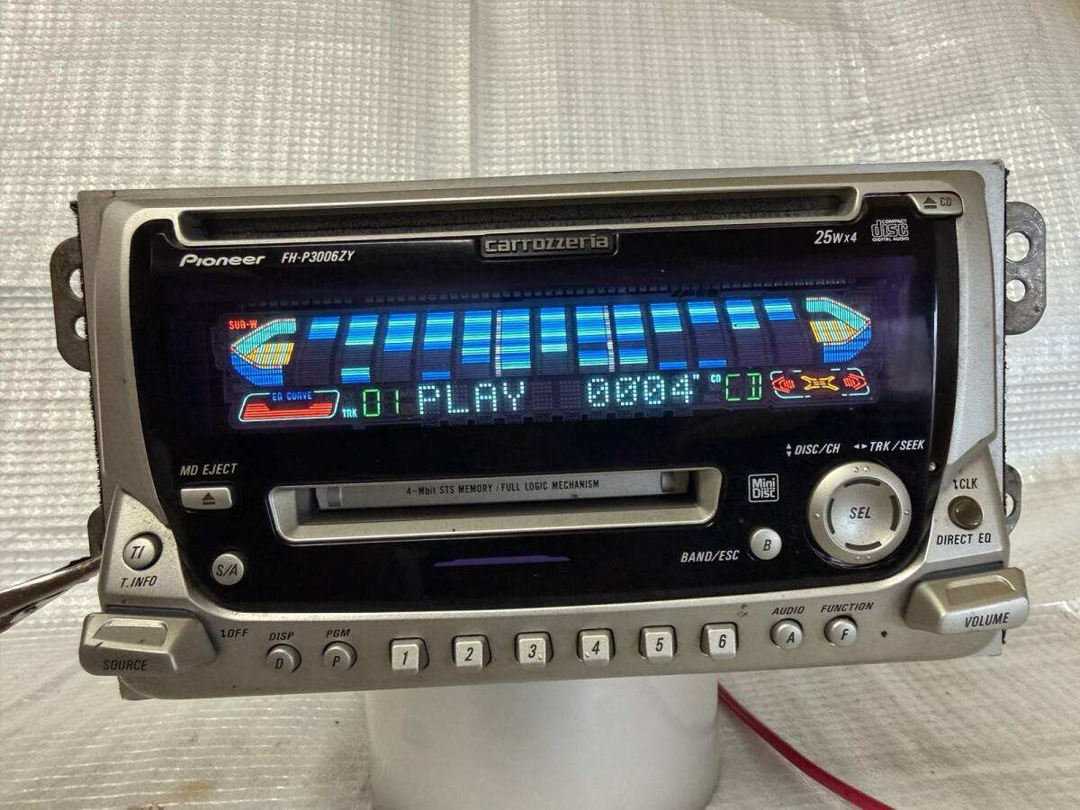 Pioneer Carrozzeria FH-P3006ZY 2DIN CD MD Player USB AUX Toyota Daihatsu Japan