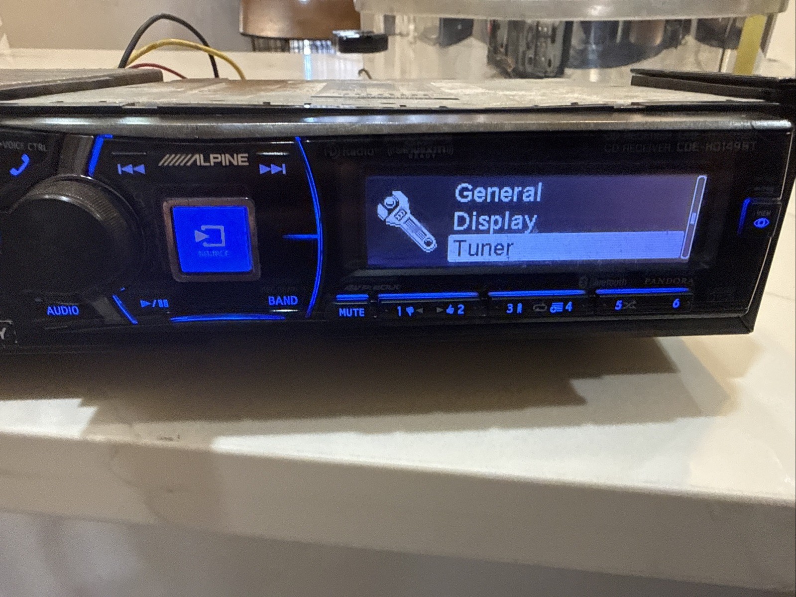 RARE! ALPINE CDE-HD149BT CAR STEREO BLUETOOTH CD RECEIVER CD FM PLAYER RADIO