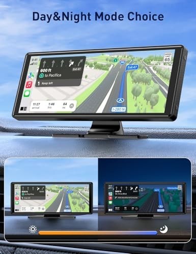 10.26″ HD Wireless CarPlay & Android Auto Stereo, Bluetooth, GPS, Voice Control,