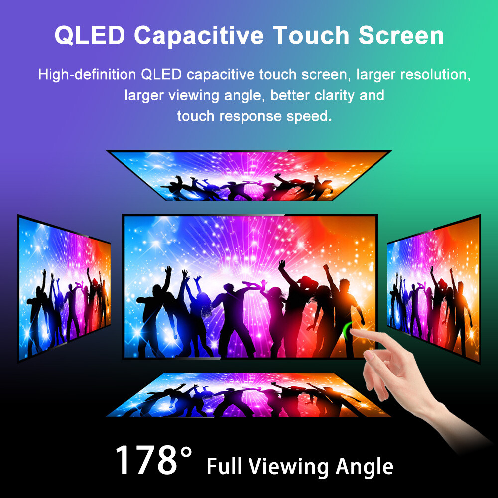 6+128G 2DIN 10” Car Radio Stereo Apple Carplay Android Auto DSP QLED Screen+Cam