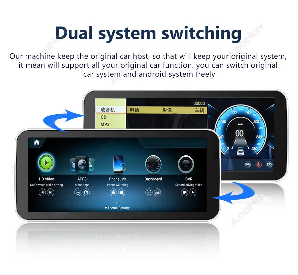 12.3″ Android Car Radio Stereo Carplay Multimedia For Benz S Class W221 2005-13