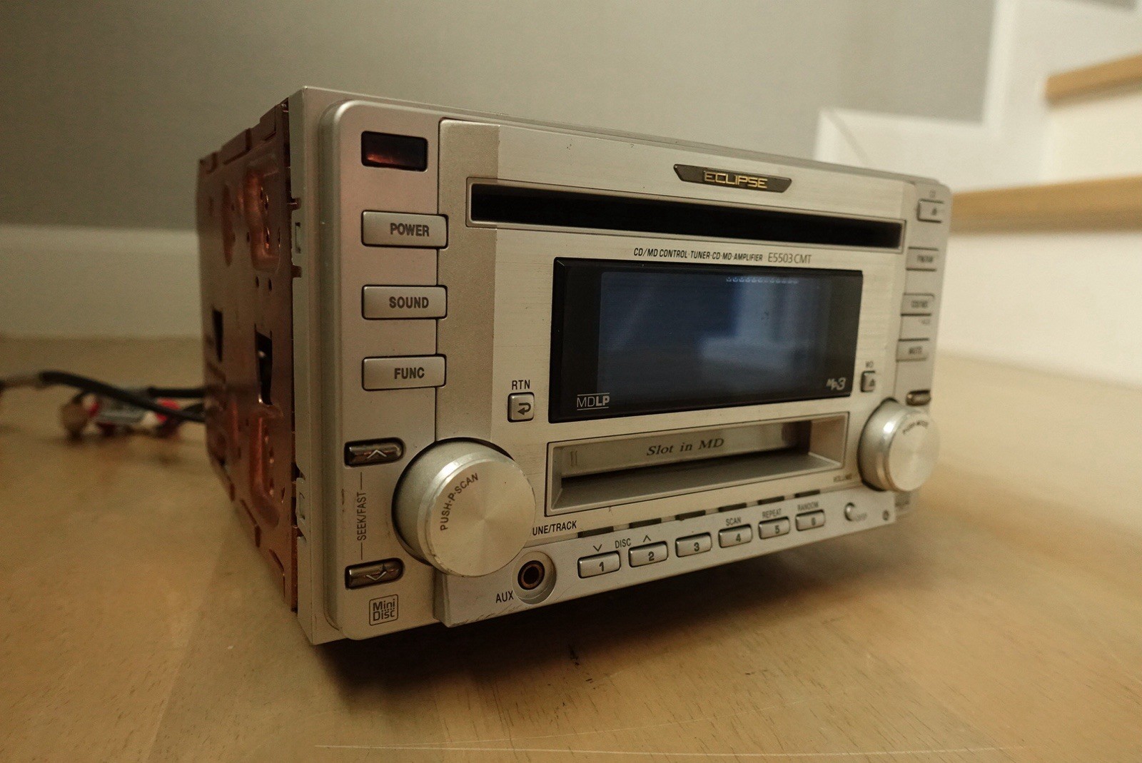 Eclipse E5503CMT.Hi End CD/MD/Aux Player. Copper Chassis.