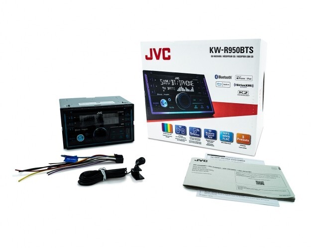 JVC KW-R950BTS 2-DIN CD Receiver w/ Bluetooth/ USB/ SiriusXM/ Alexa/ Remote App