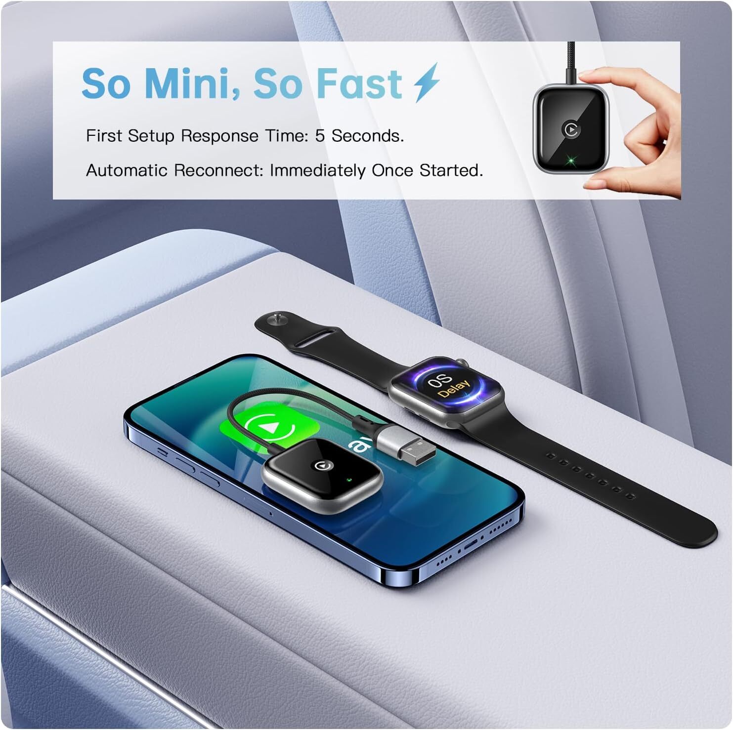 Adaptador CarPlay para Apple CarPlay: fácil actualización de CarPlay con cable
