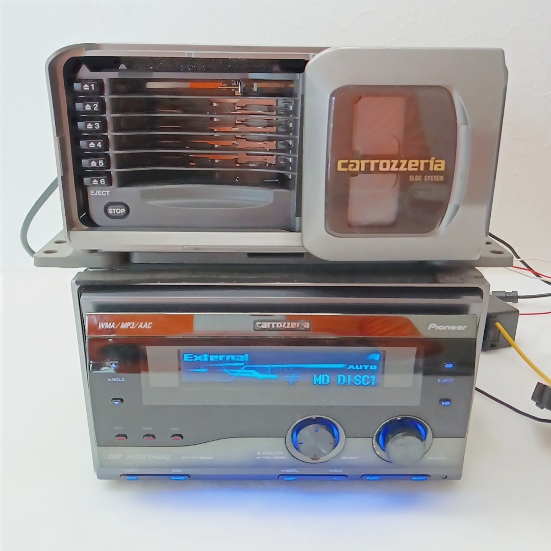 Pioneer Carrozzeria MD-P100 II 6 MD Changer Player Rare – Operation Confirmed