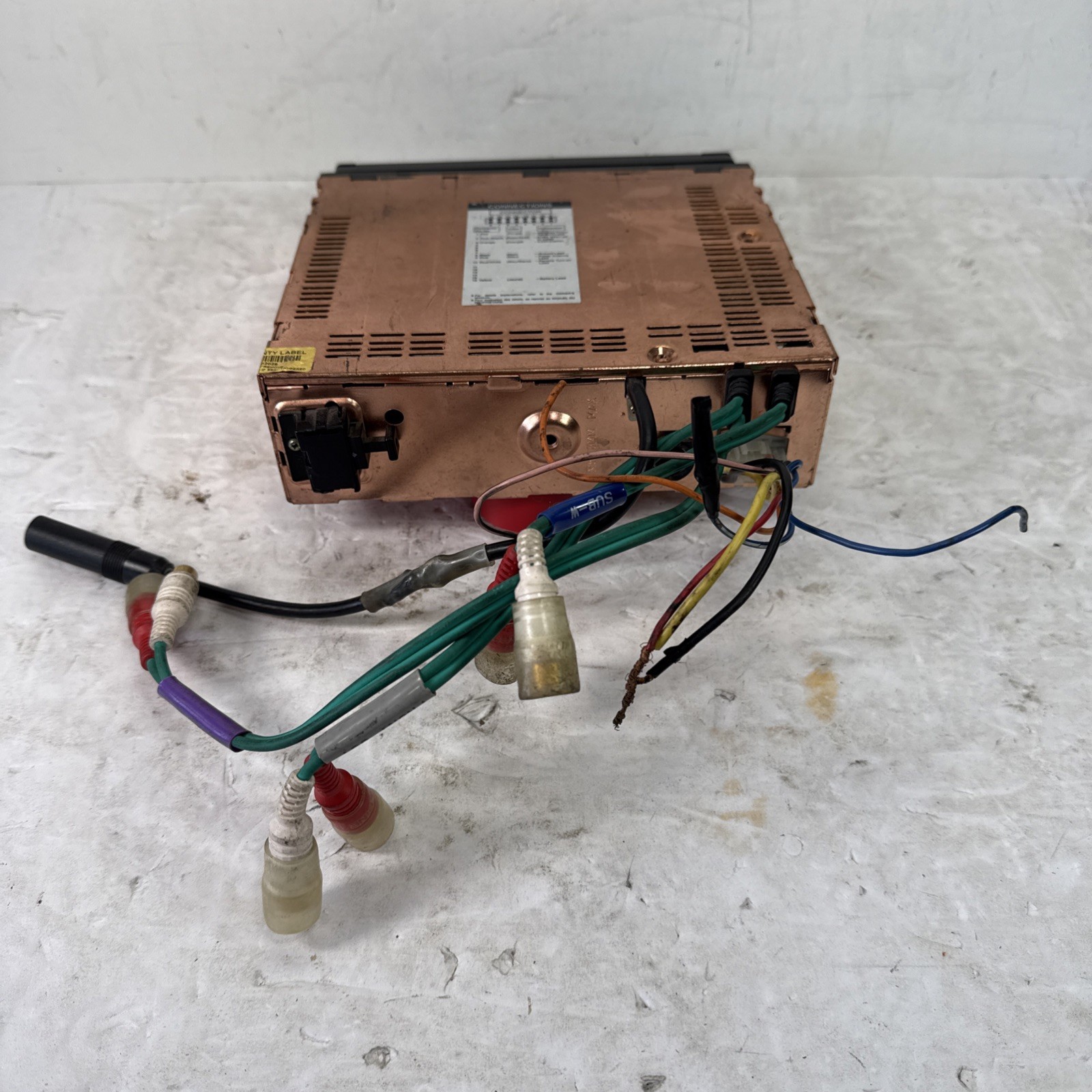 Alpine CDA-7949 Old School Car Stereo CD Player Copper Chasis 4v Preout | TESTED