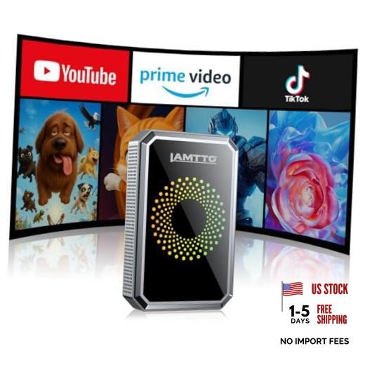 3-in-1 Bluetooth Carplay Adapter – Built-in Net-Flix YouTube Tiktok – Carplay