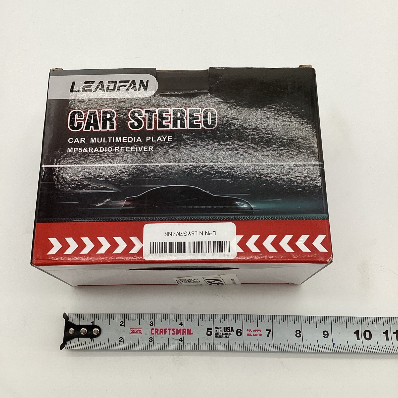 Leadfan Car Stero LYCT02-1 MP5 Player, FM Radio Receiver & Remote Control
