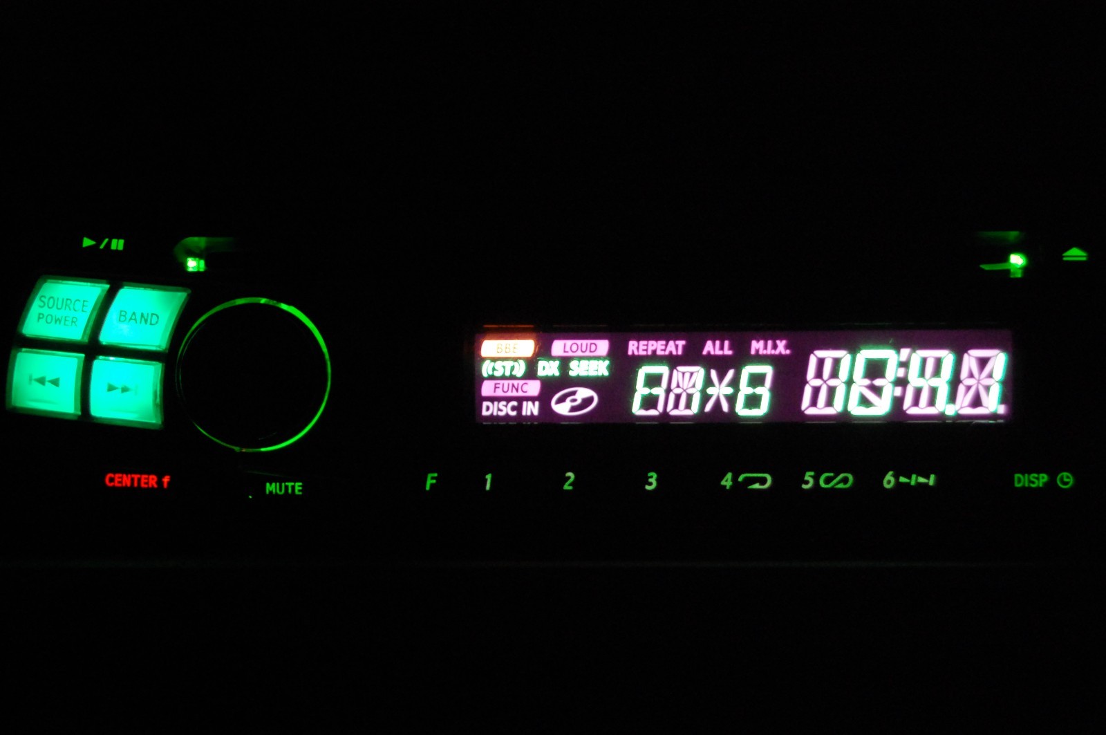 Vintage Alpine CDM-9823 AM/FM/CD player car stereo w/Bluetooth Ferrari Lambo