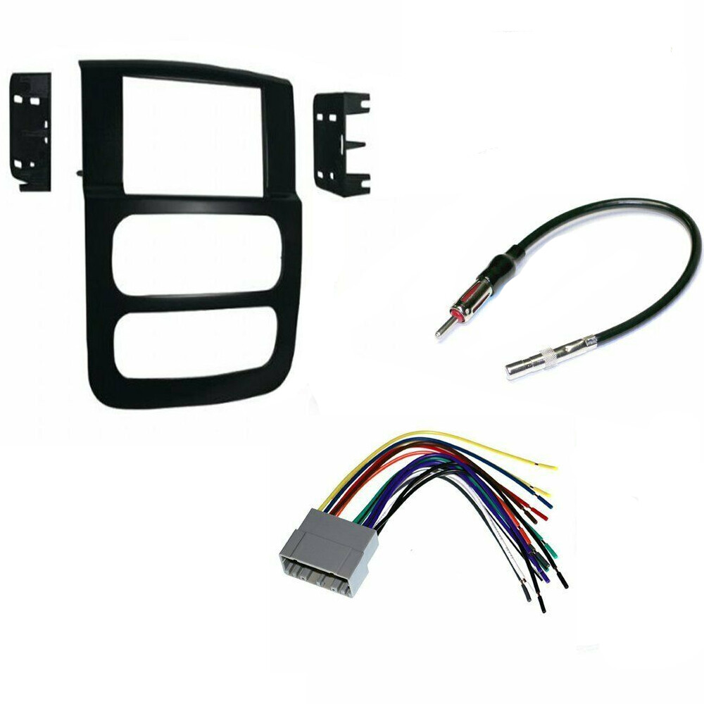XDVD276BT Bluetooth Car Stereo, Camera + Install Kit for Dodge 2002-05 RAM 1500