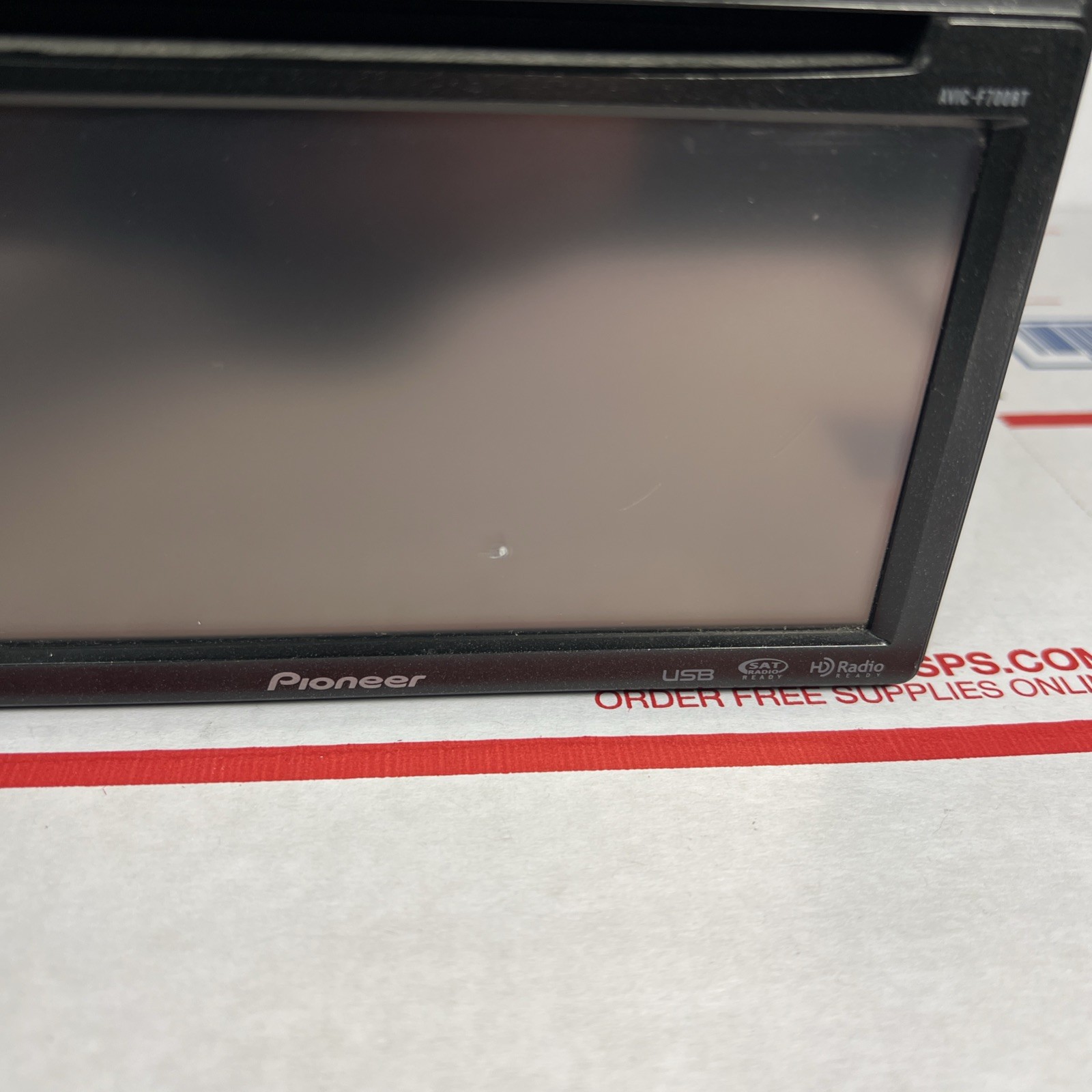 Pioneer Avic-f700bt 6.8″ Touchscreen Double Din Receiver Stereo *AS IS -UNTESTED