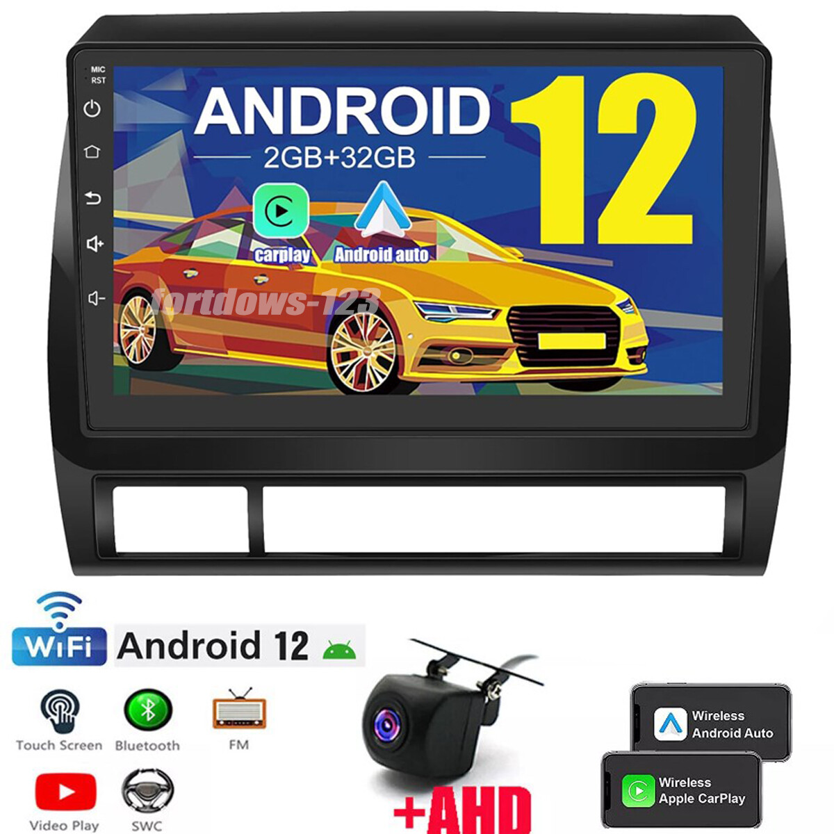 5G Android Car Radio Stereo GPS Nav For Toyota Tacoma 2005-2013 Apple Carplay