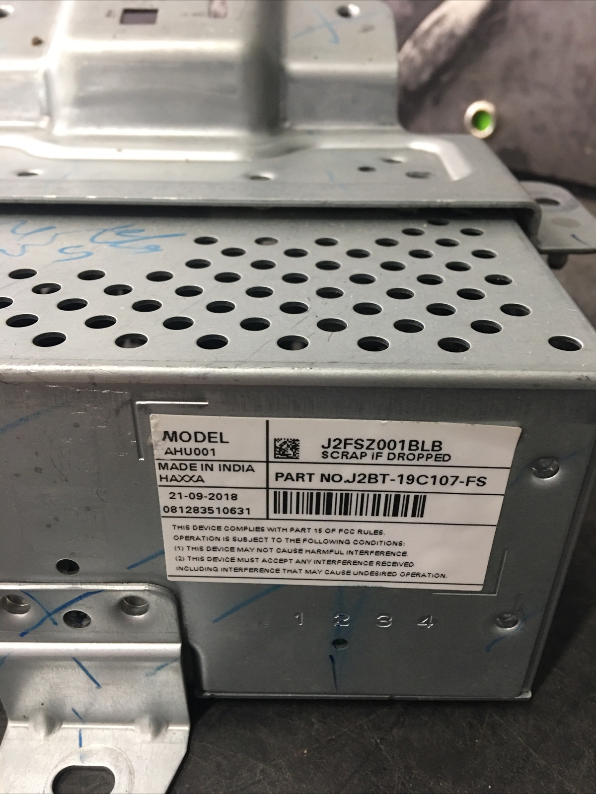 Ford EcoSport 2020 Radio Receiver Module HN1T18C815FV