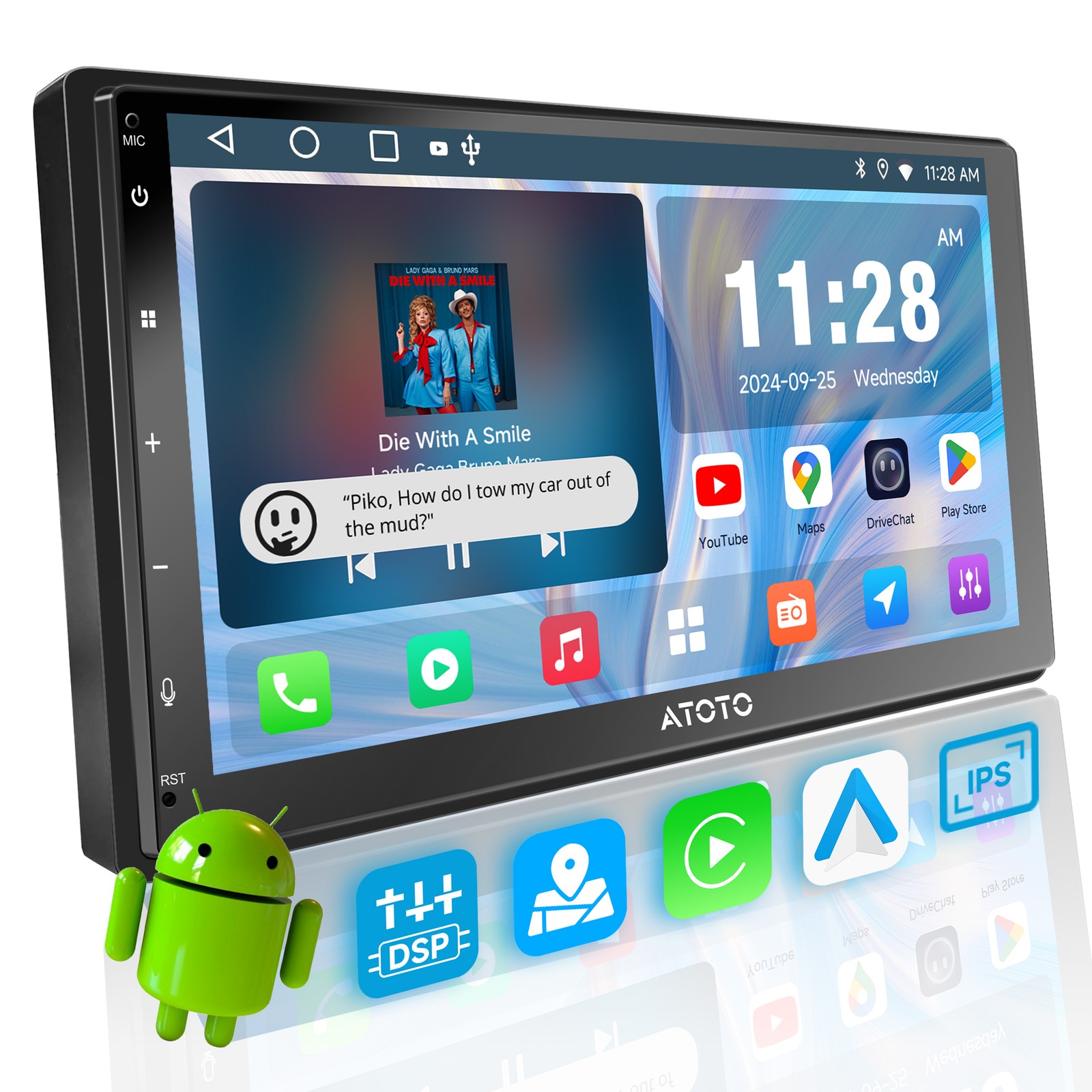 ATOTO F7 WE 7in Double 2Din Car Stereo Wireless CarPlay & Android Auto,Bluetooth