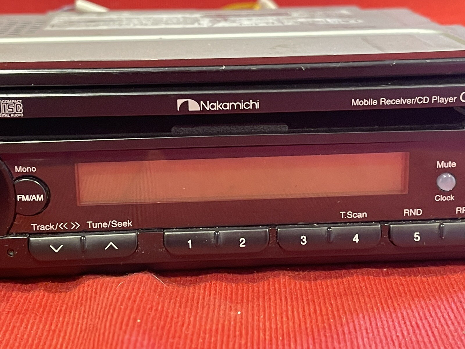 USED NAKAMICHI CAR AUDIO CD PLAYER RADIO AUDIO UNIT VINTAGE CD-400 CD400