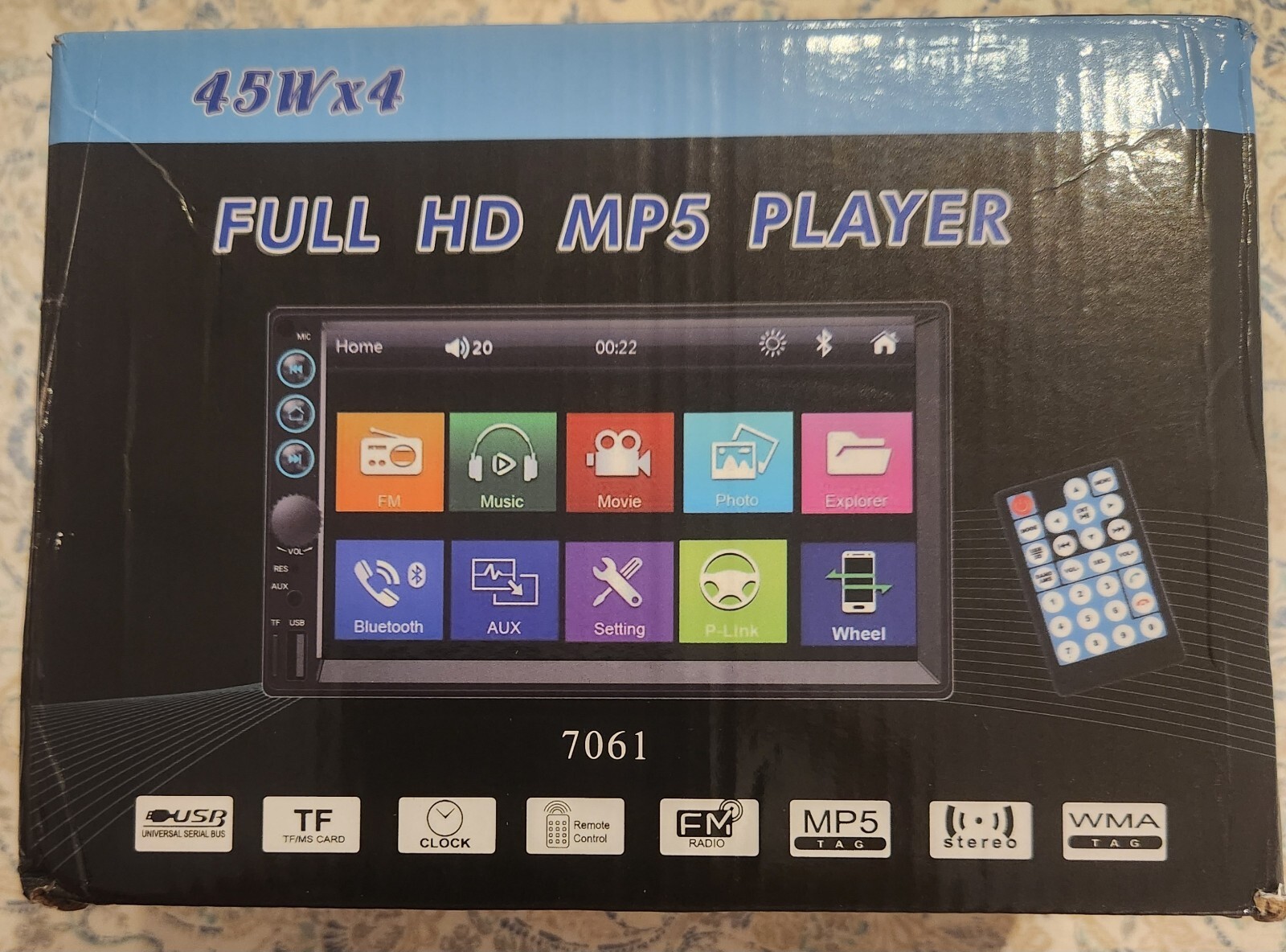 FULL HD MP5 PLAYER, 7 Inch digital Touch Screen Brand New